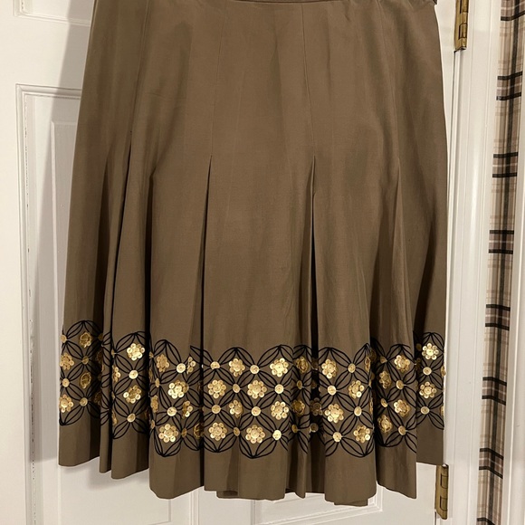 Alfani Womens Pleated Sequins Skirt - Picture 7 of 8